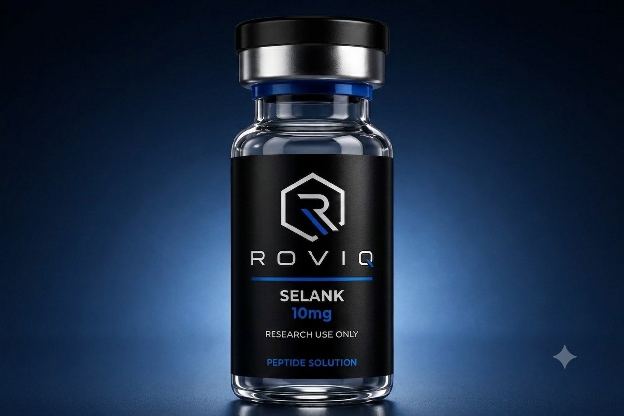 Selank research vial